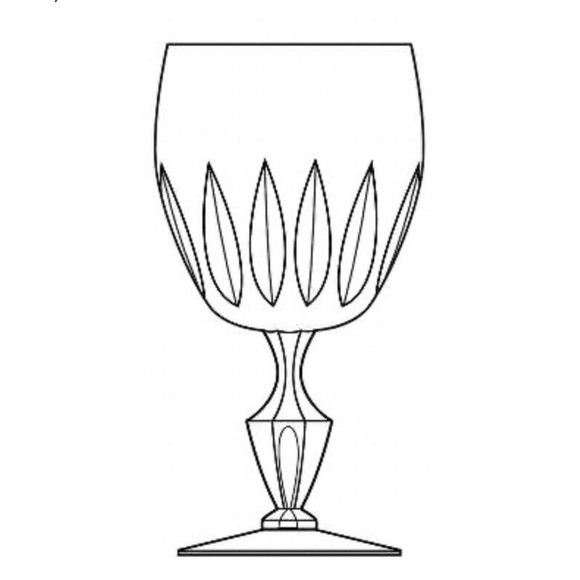 Hawkes “Ramsey” Set of 3 Crystal Wine Goblets, 5 3/4” 4oz Signed - Picture 4 of 6